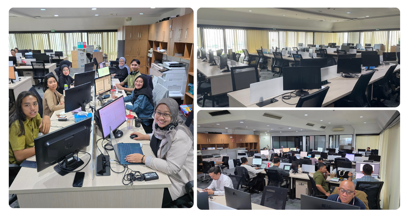 ESC team in our newly renovated jakarta office